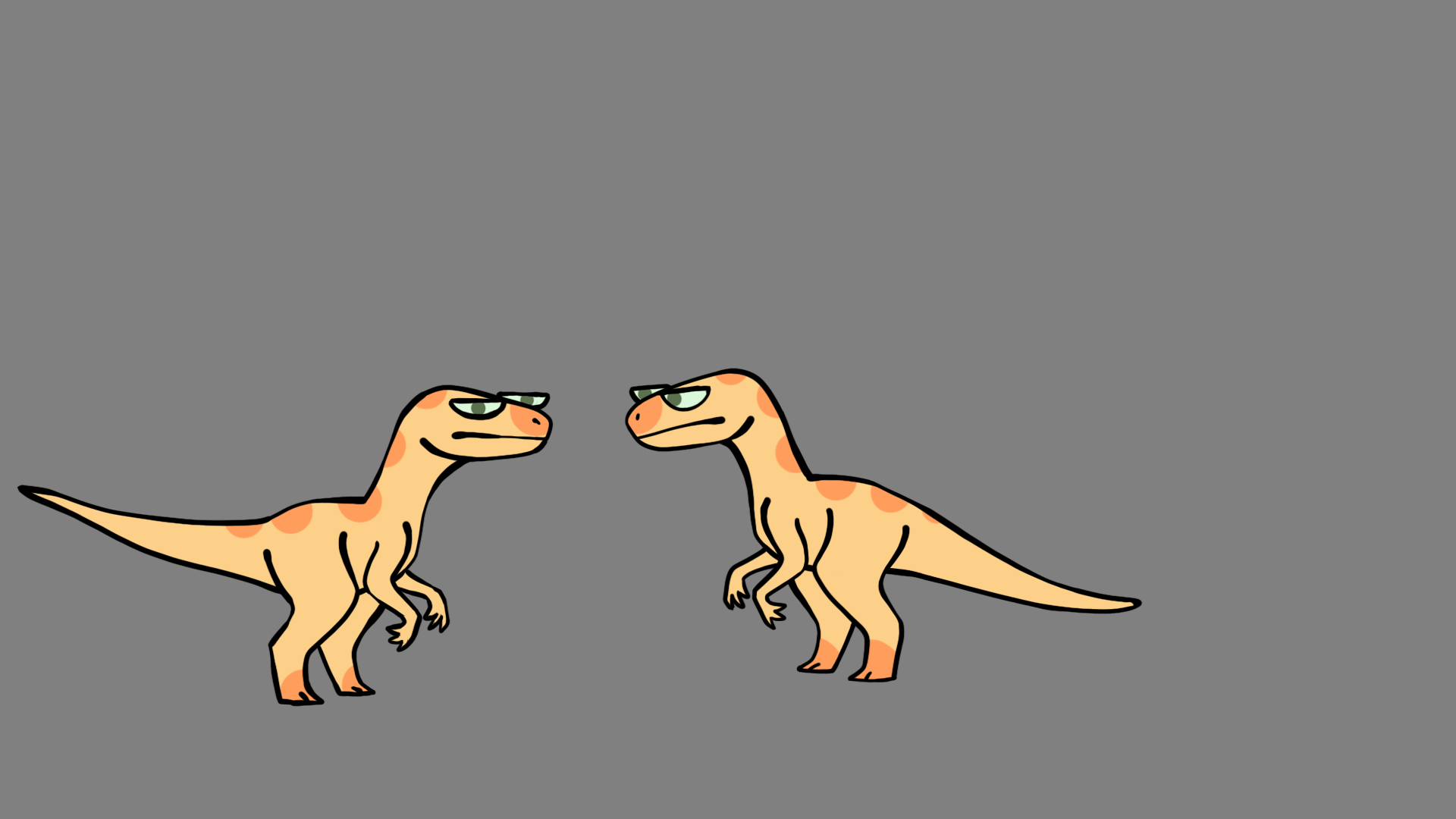 Animated raptors